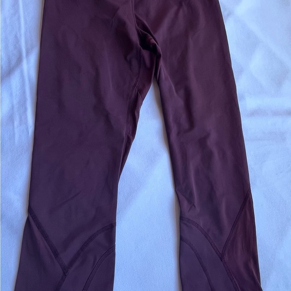 lululemon athletica Burgundy Leggings - Picture 2 of 9